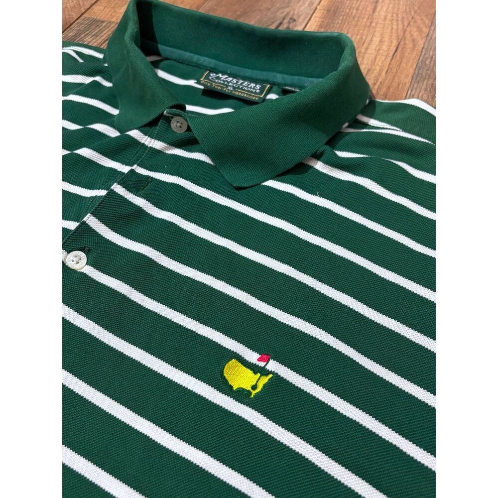 Masters Tournament Golf Polo Shirt Striped Masters Collection - Picture 1 of 3